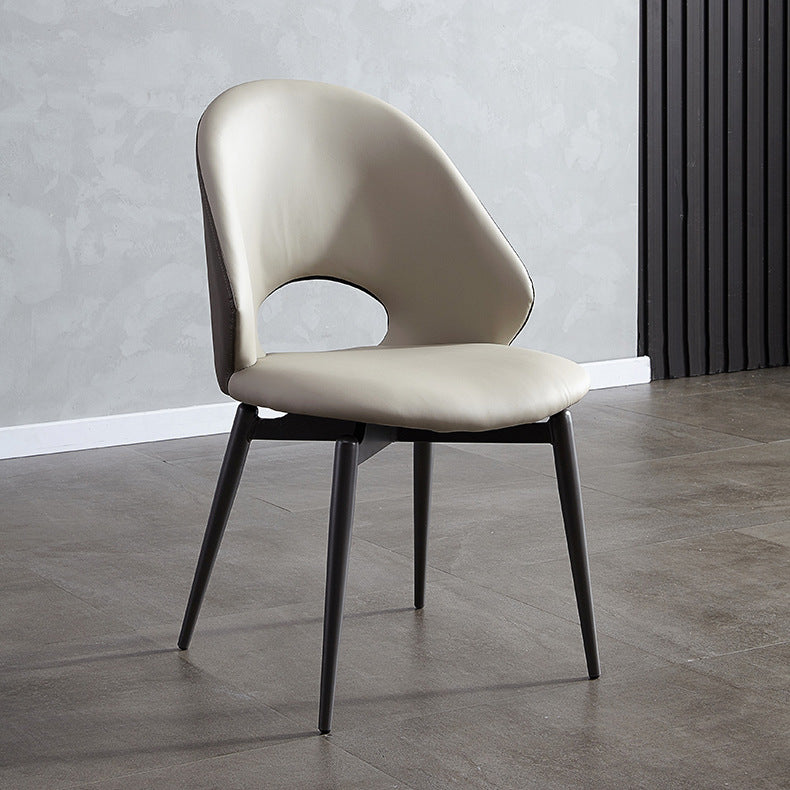 Home Armless Dining Chairs Dining Room Open Back Dining Side Chair