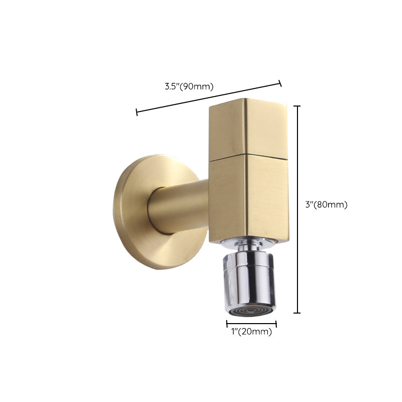 Glam Widespread Wall Mounted Bathroom Sink Faucet Knob Handle Brass Faucet