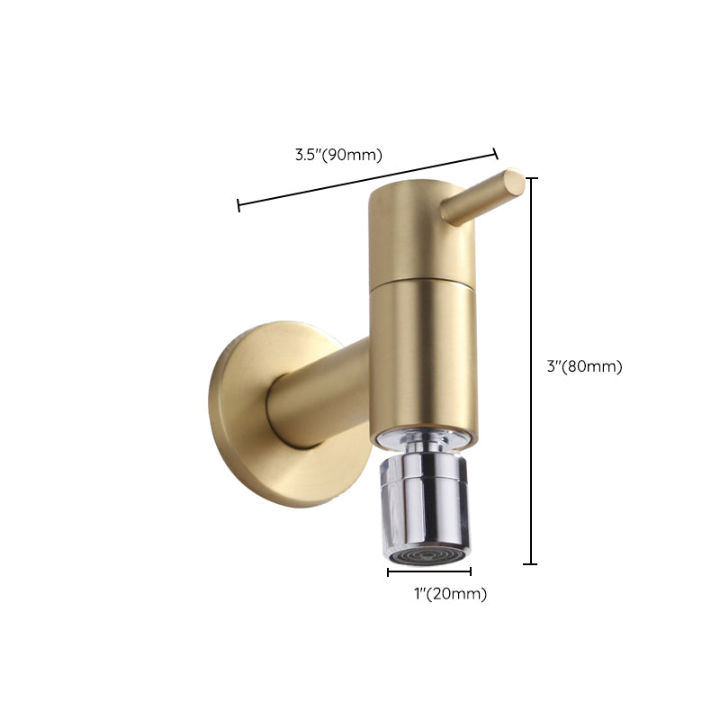 Glam Widespread Wall Mounted Bathroom Sink Faucet Knob Handle Brass Faucet