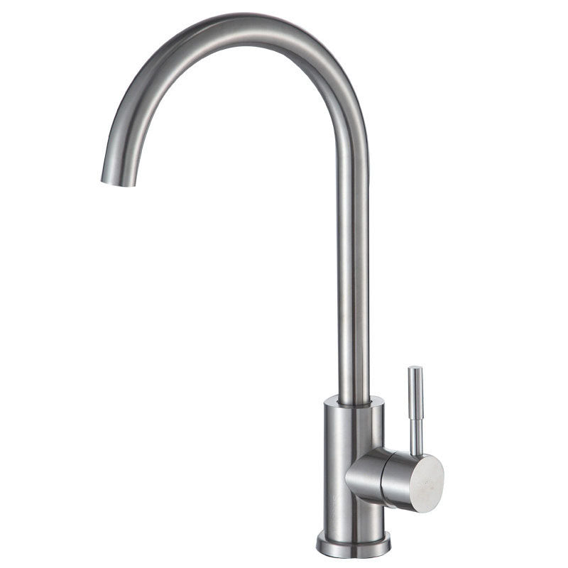 Modern 1-Handle Faucets 304 Stainless Steel with Water Dispenser Standard Kitchen Faucets