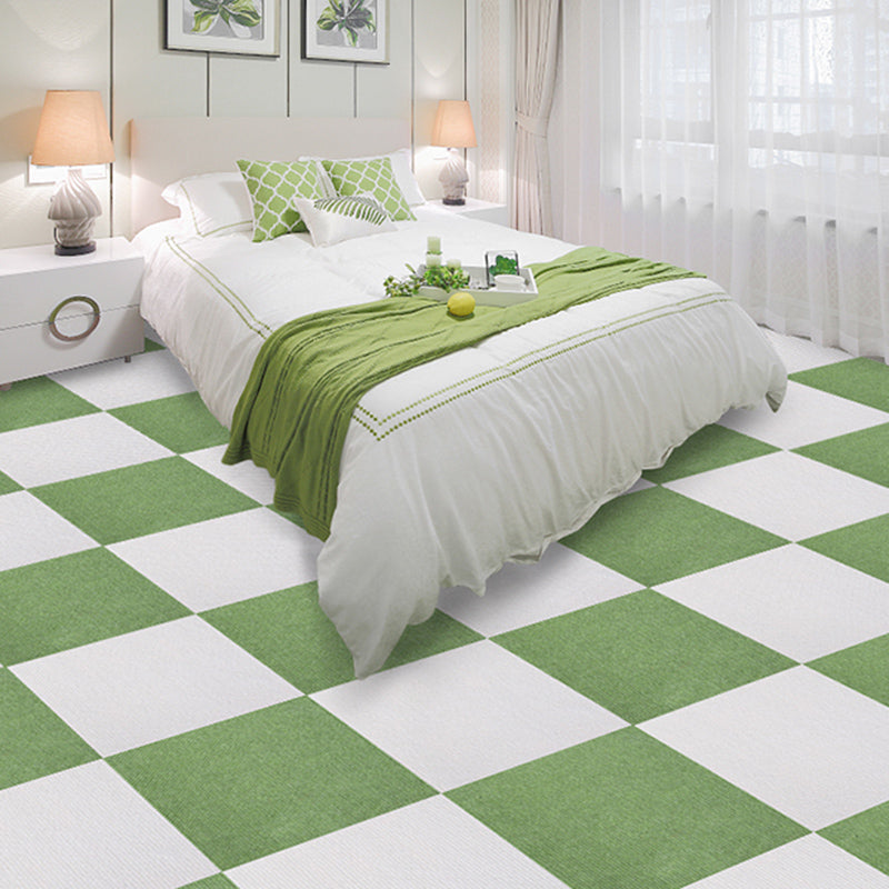 Carpet Tile Fade Resistant Solid Color Self-Stick Carpet Tiles Living Room