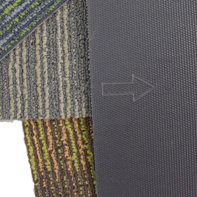 Carpet Tile Non-Skid Fade Resistant Geometry Loose Lay Carpet Tiles Bedroom