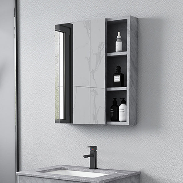 Contemporary Sink Vanity Mirror Cabinet Wall Mount Vanity Cabinet with Storage Shelving