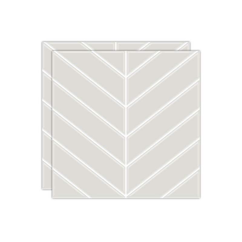 Peel and Stick Tiles Waterproof Plastic Rectangle Peel & Stick Tile for Kitchen 2-Pack