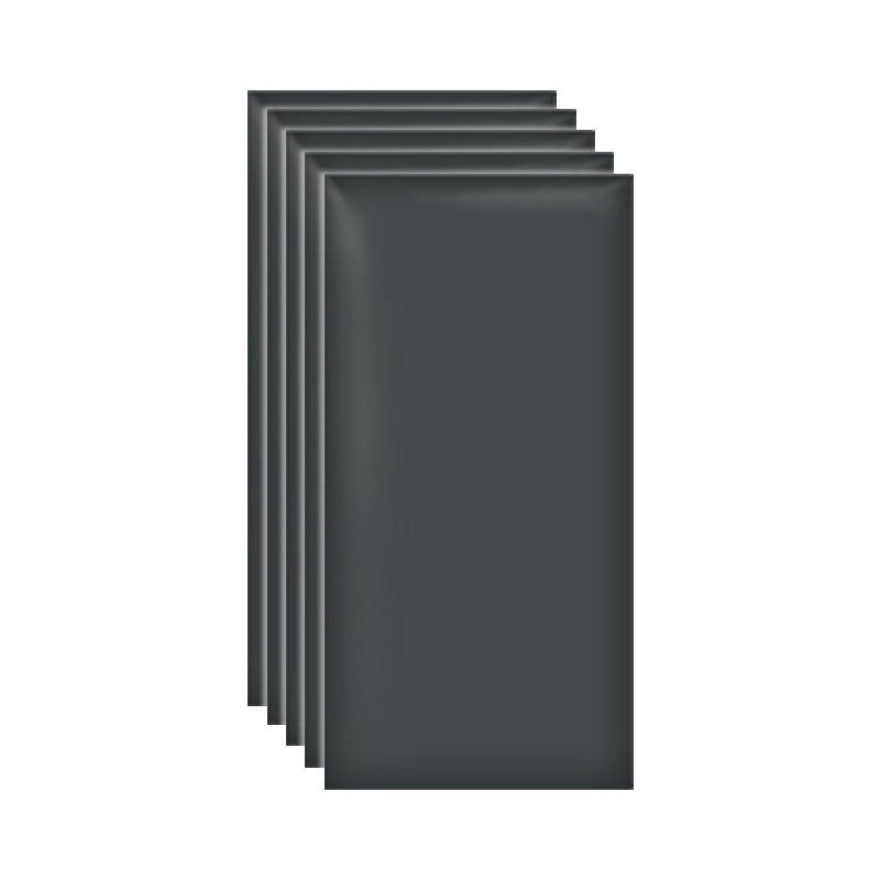 Modern Style Wainscoting Upholstered Peel and Stick Wainscoting