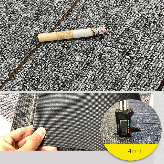 Modern Level Loop Carpet Tiles Solid Color Non-Skid Tiles and Carpet