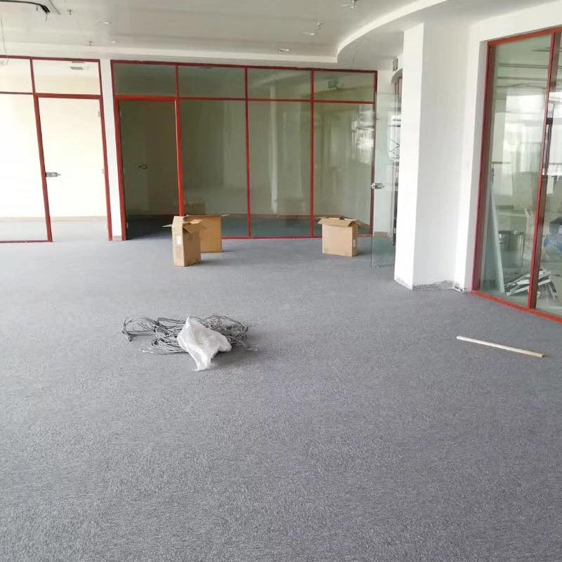 Modern Level Loop Carpet Tiles Solid Color Non-Skid Tiles and Carpet