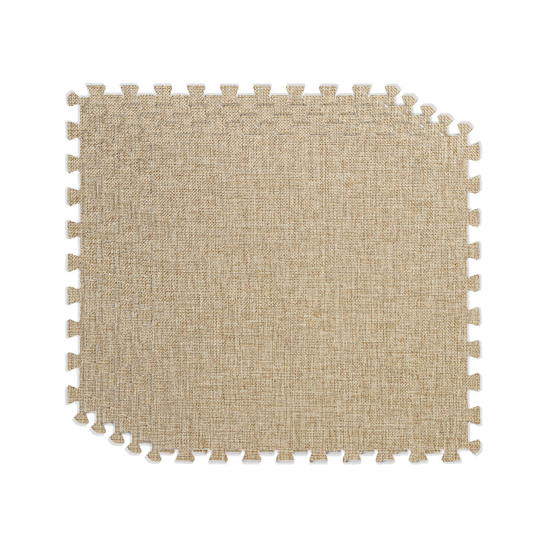 Carpet Tile Fade Resistant Non-Skid Solid Color Interlocking Carpet Tile Living Room