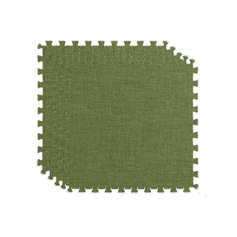 Carpet Tile Fade Resistant Non-Skid Solid Color Interlocking Carpet Tile Living Room