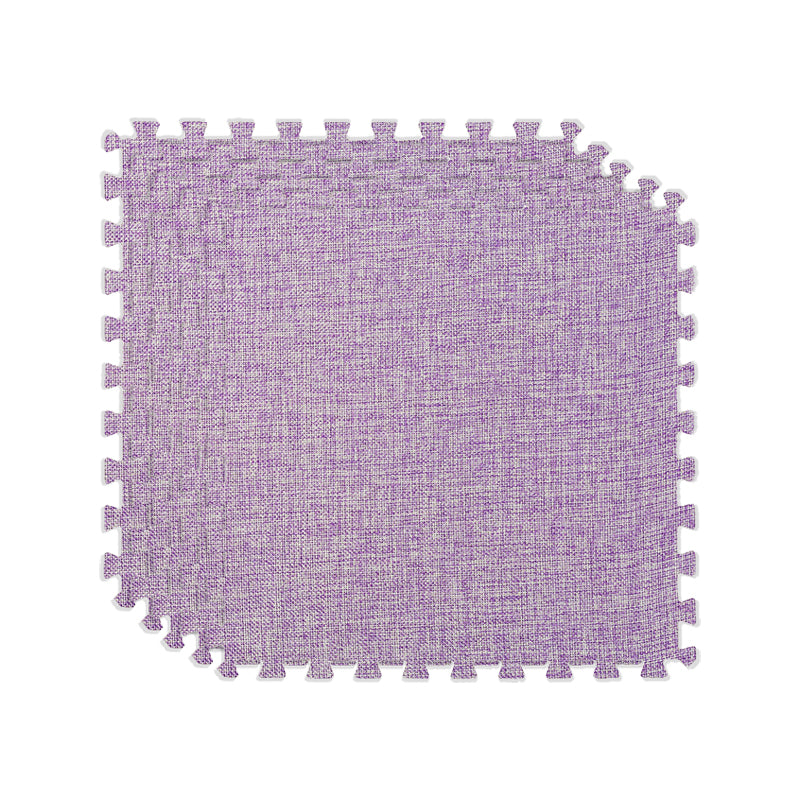 Carpet Tile Fade Resistant Non-Skid Solid Color Interlocking Carpet Tile Living Room