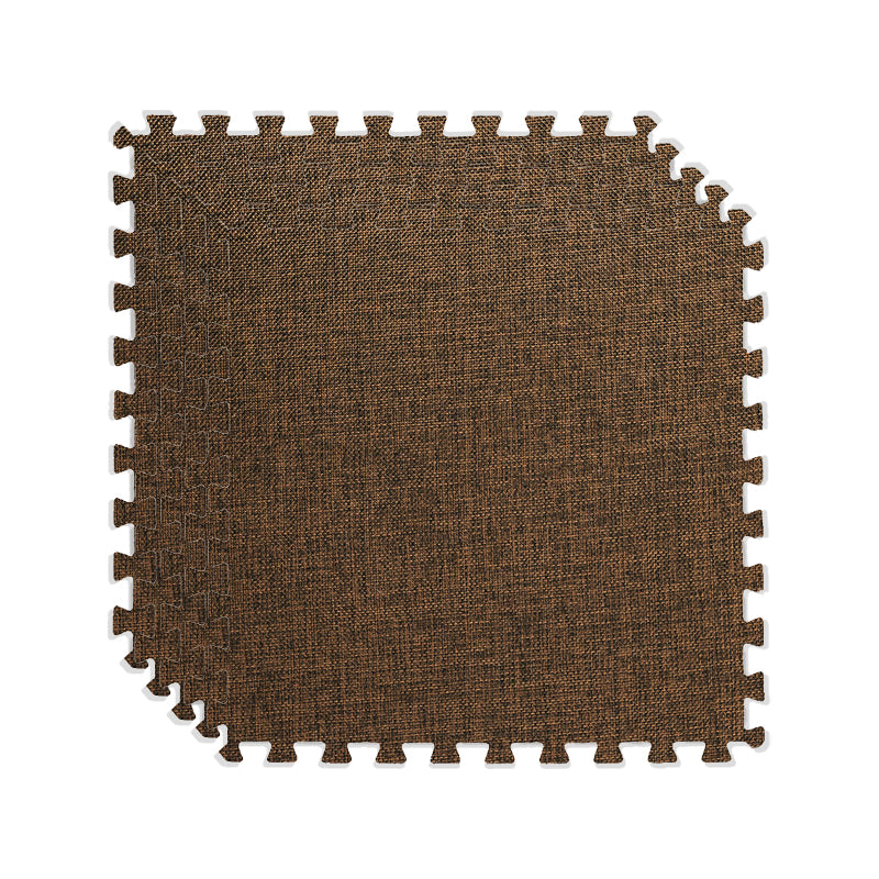 Carpet Tile Fade Resistant Non-Skid Solid Color Interlocking Carpet Tile Living Room