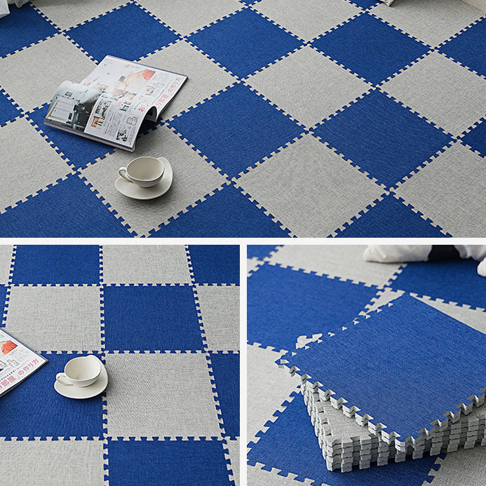 Carpet Tile Fade Resistant Non-Skid Solid Color Interlocking Carpet Tile Living Room