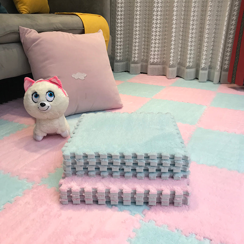 Carpet Floor Tile Level Loop Interlocking Non-Skid Carpet Tiles