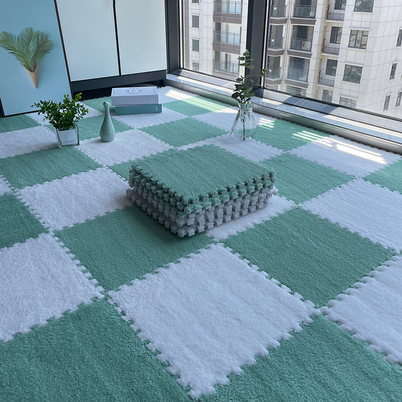 Multi-Color Level Loop Carpet Tile Non-Skid Interlocking Bedroom Carpet Tiles