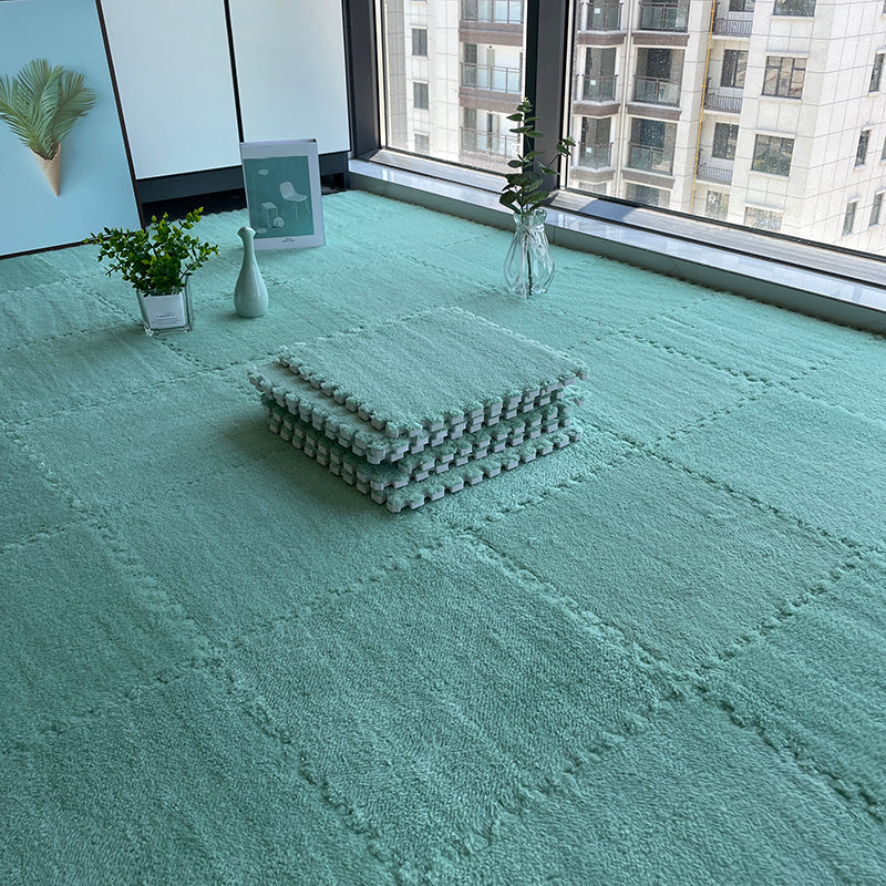 Multi-Color Level Loop Carpet Tile Non-Skid Interlocking Bedroom Carpet Tiles