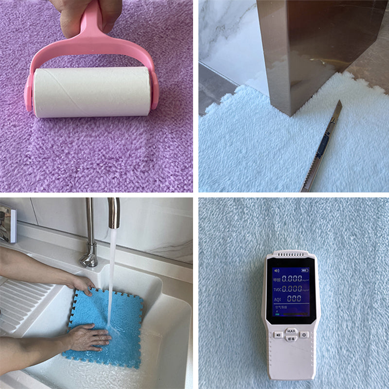 Multi-Color Level Loop Carpet Tile Non-Skid Interlocking Bedroom Carpet Tiles