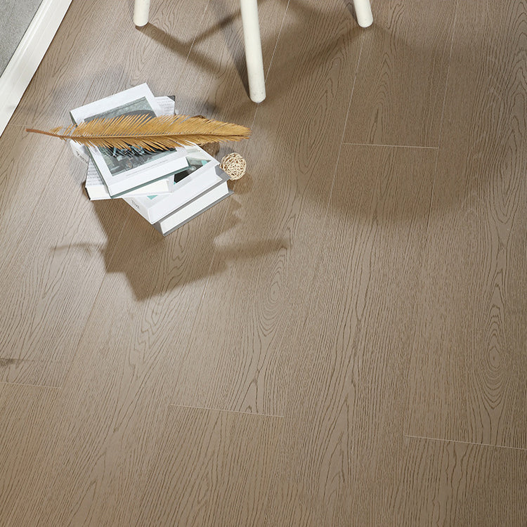 Modern Solid Color Click Lock Water-Resistant Textured Laminate Flooring