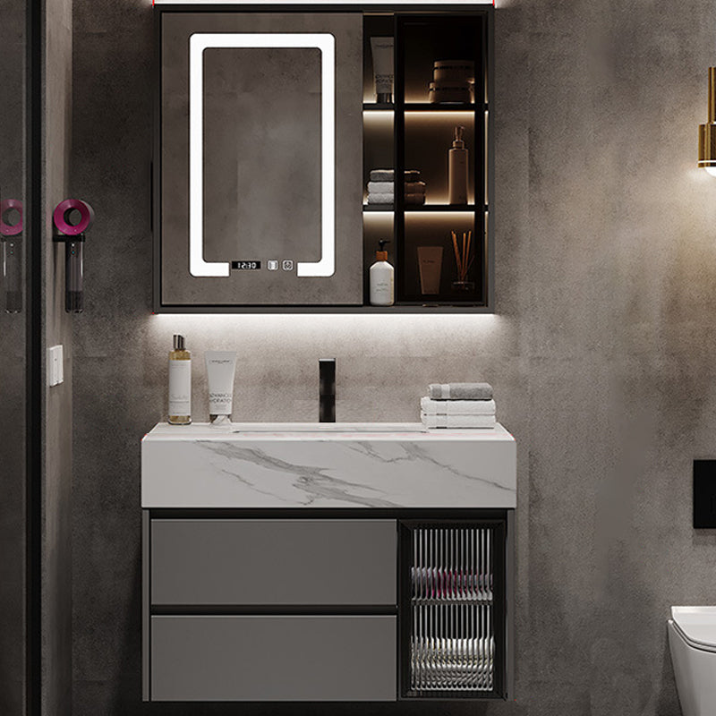 Modern Wall-Mounted Vanity Mirror Cabinet Sink Bathroom Vanity Cabinet