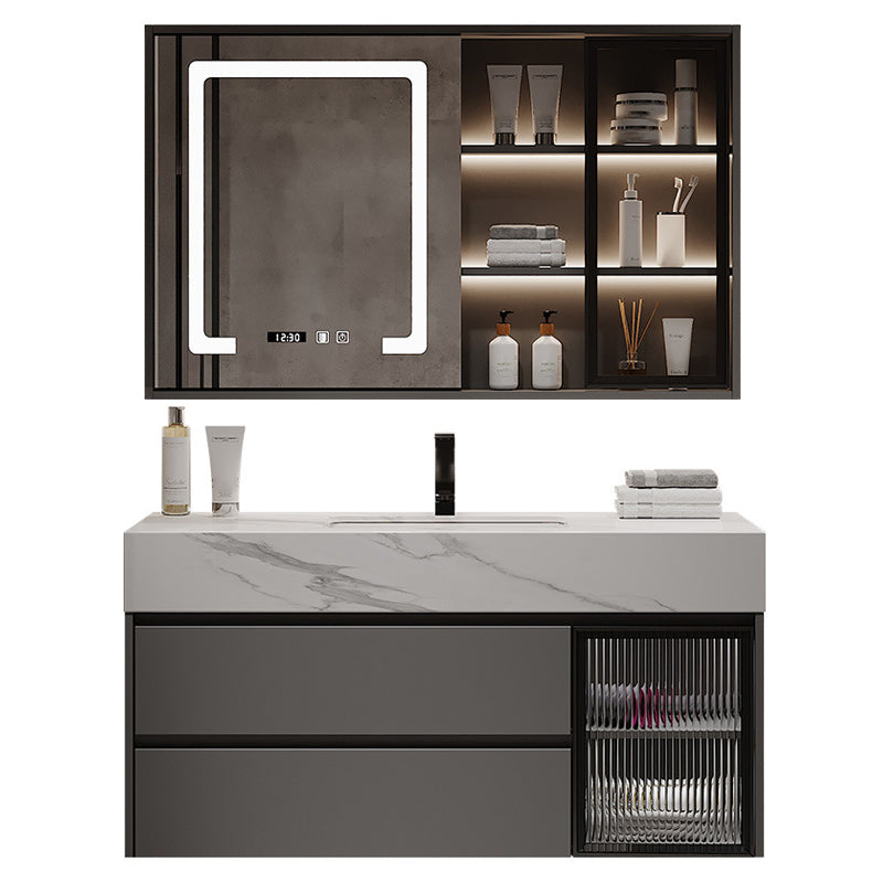 Modern Wall-Mounted Vanity Mirror Cabinet Sink Bathroom Vanity Cabinet