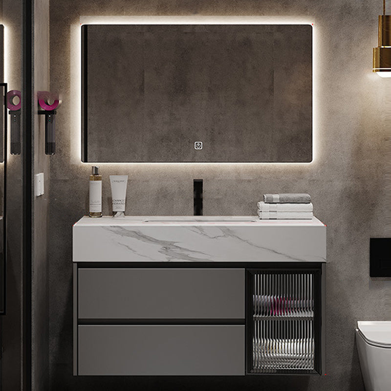 Modern Wall-Mounted Vanity Mirror Cabinet Sink Bathroom Vanity Cabinet