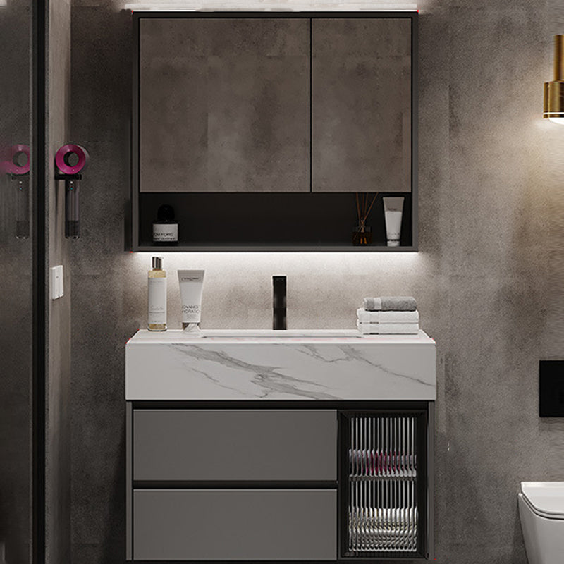 Modern Wall-Mounted Vanity Mirror Cabinet Sink Bathroom Vanity Cabinet