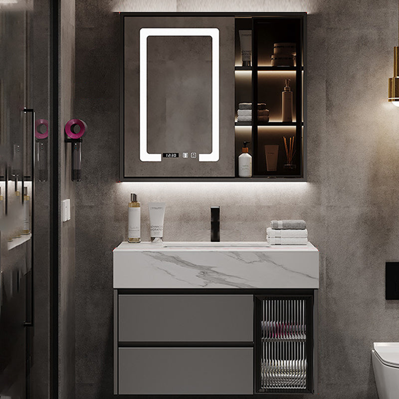 Modern Wall-Mounted Vanity Mirror Cabinet Sink Bathroom Vanity Cabinet