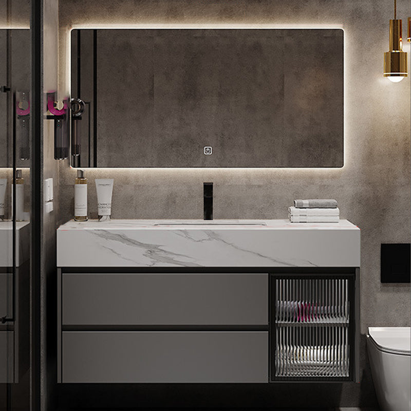 Modern Wall-Mounted Vanity Mirror Cabinet Sink Bathroom Vanity Cabinet