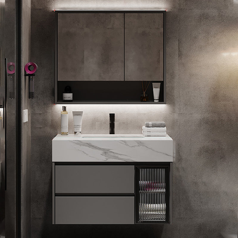 Modern Wall-Mounted Vanity Mirror Cabinet Sink Bathroom Vanity Cabinet