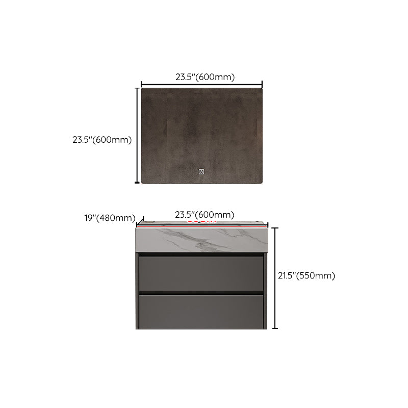 Modern Wall-Mounted Vanity Mirror Cabinet Sink Bathroom Vanity Cabinet