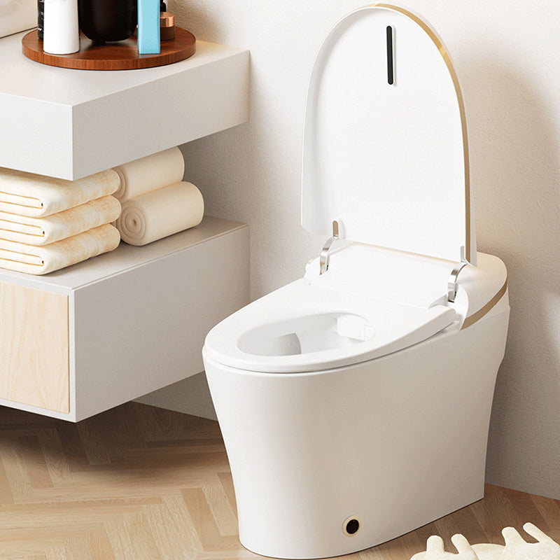 Modern Indoor Siphon Jet Toilet Bowl Floor Mounted All-In-One Toilet