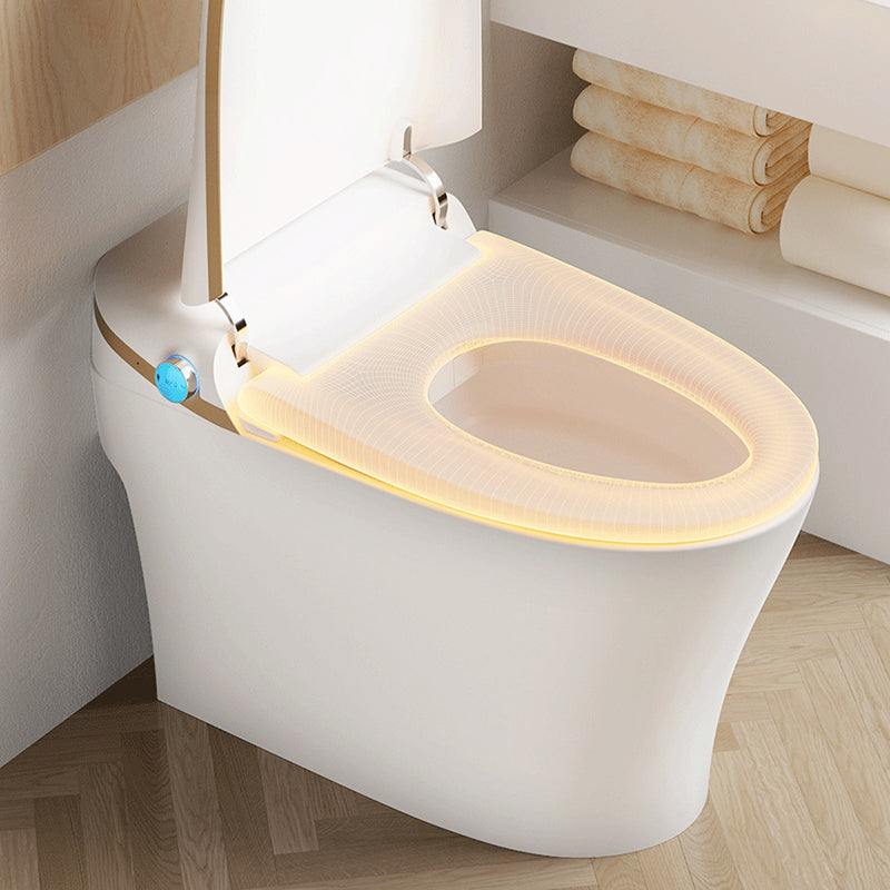 Modern Indoor Siphon Jet Toilet Bowl Floor Mounted All-In-One Toilet