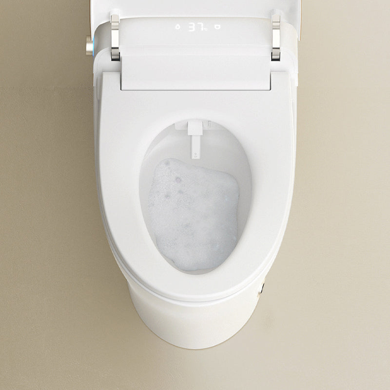 Modern Indoor Siphon Jet Toilet Bowl Floor Mounted All-In-One Toilet