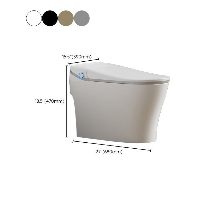 Modern Indoor Siphon Jet Toilet Bowl Floor Mounted All-In-One Toilet
