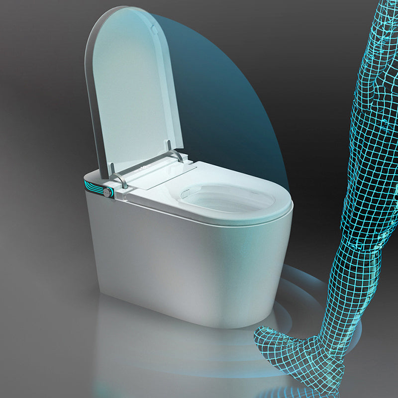 Modern Floor Mounted Toilet Bowl ABS Siphon Jet All-In-One Toilet