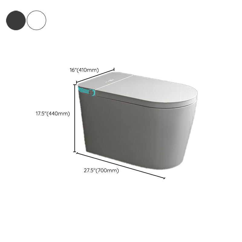 Modern Floor Mounted Toilet Bowl ABS Siphon Jet All-In-One Toilet