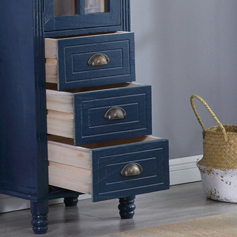 Wooden Storage Chest Dresser American Traditional Dresser with Drawers