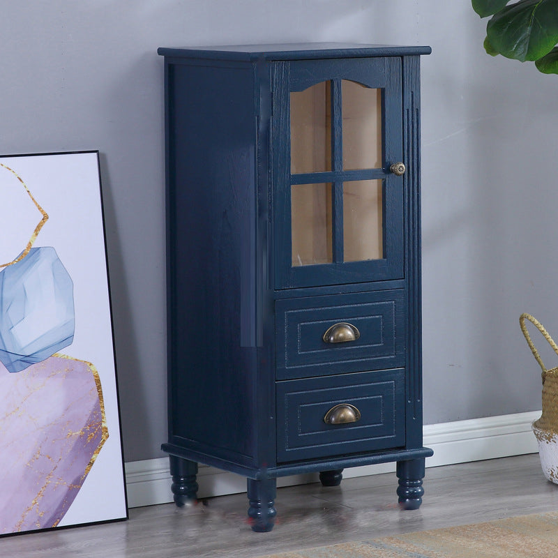 Wooden Storage Chest Dresser American Traditional Dresser with Drawers