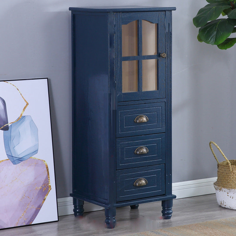 Wooden Storage Chest Dresser American Traditional Dresser with Drawers