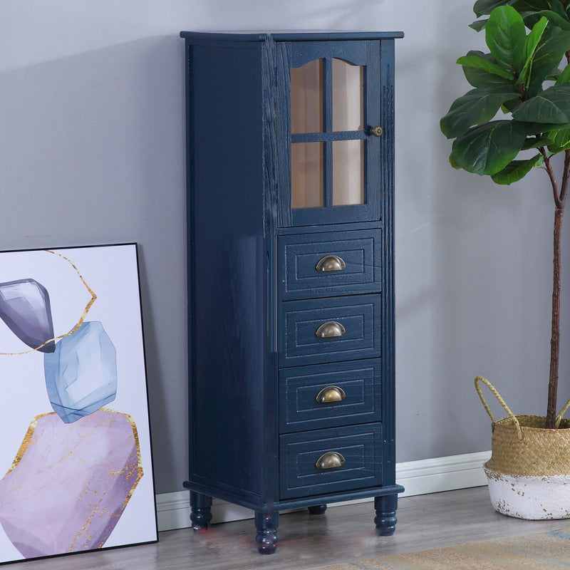 Wooden Storage Chest Dresser American Traditional Dresser with Drawers