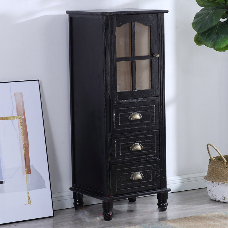 Wooden Storage Chest Dresser American Traditional Dresser with Drawers