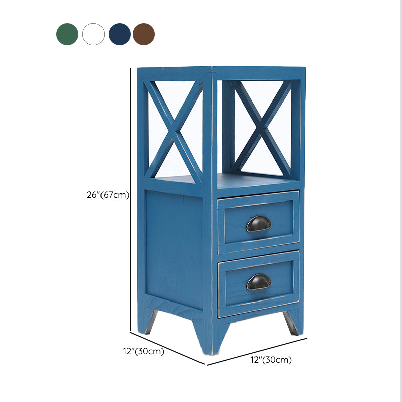 Wooden Storage Chest Dresser American Traditional Dresser with Drawers