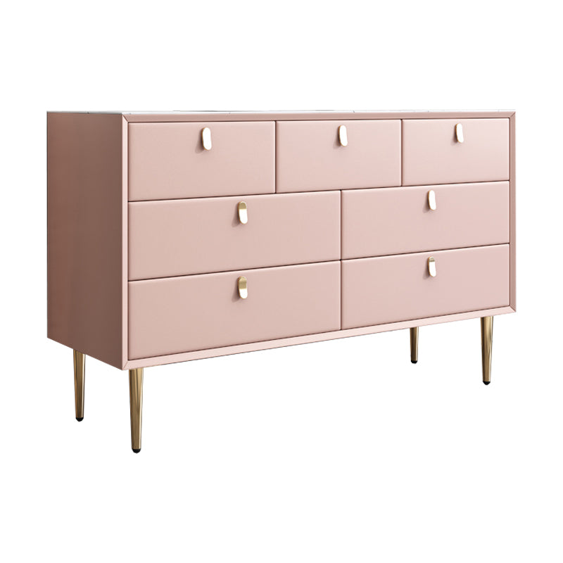 15.6-inch Width Classic Glam Dresser Stone Storage Chest with 5/6/7/9 Drawers
