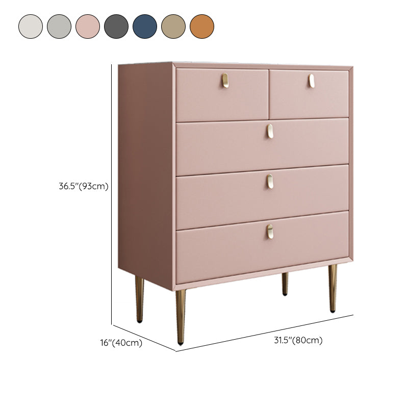 15.6-inch Width Classic Glam Dresser Stone Storage Chest with 5/6/7/9 Drawers