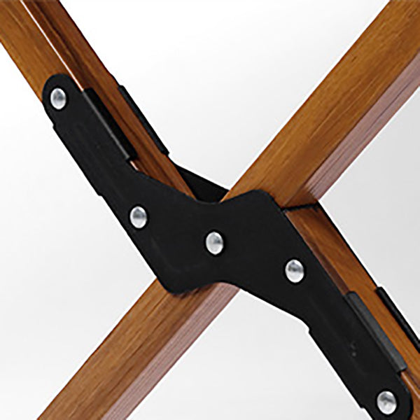 Minimalistic Rectangle Picnic Table Metal Folding Chat Table