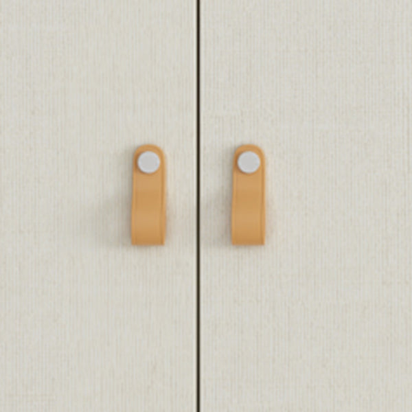 Hinged Wardrobe Closet with Drawer Engineered Wood Wardrobe Cabinet