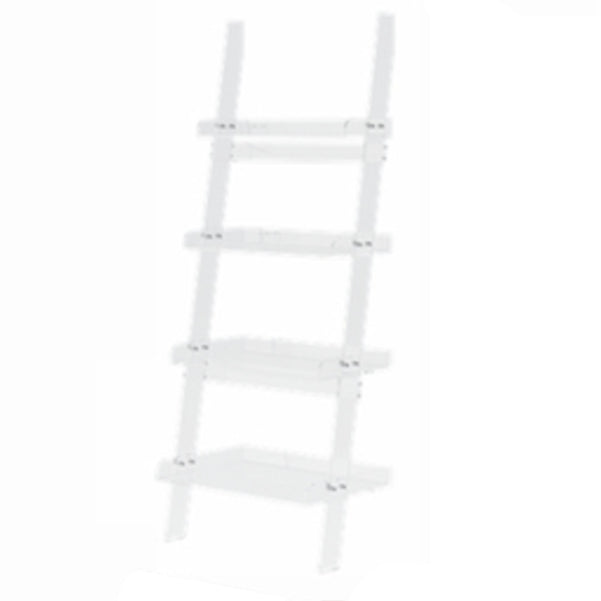 Ladder Open Back Bookshelf Acrylic Scandinavian Bookcase with Shelves