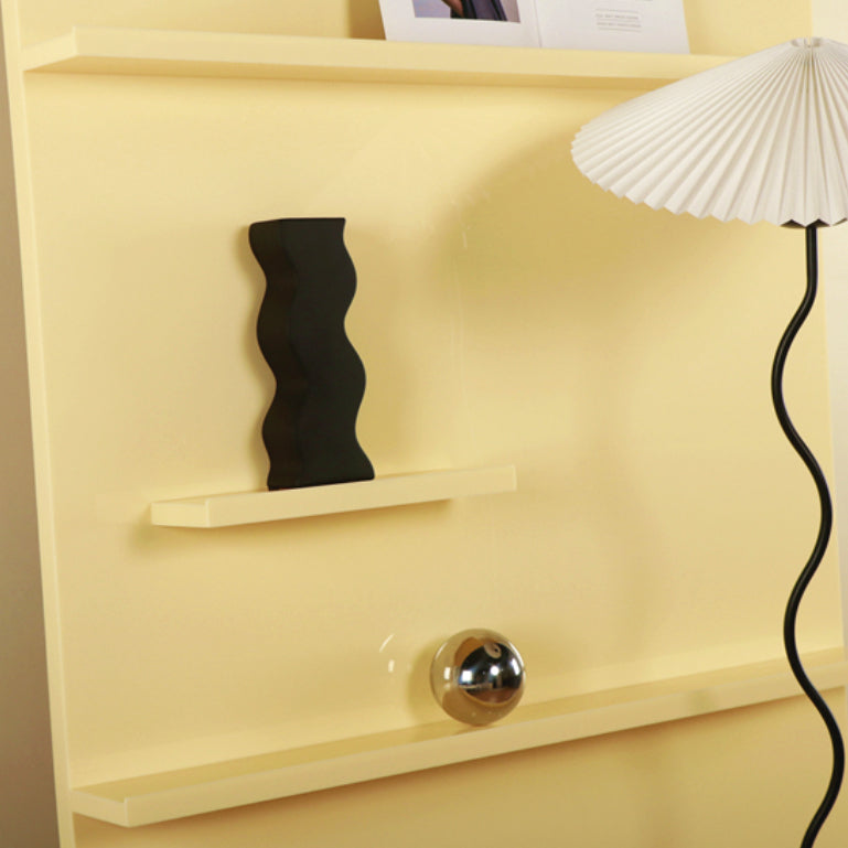 Scandinavian Acrylic Bookcase Closed Back Standard Bookshelf