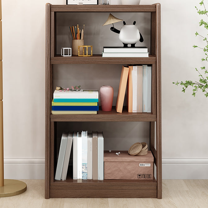 Wooden Ladder Bookshelf Modern Style Open Back Bookcase for Home Office