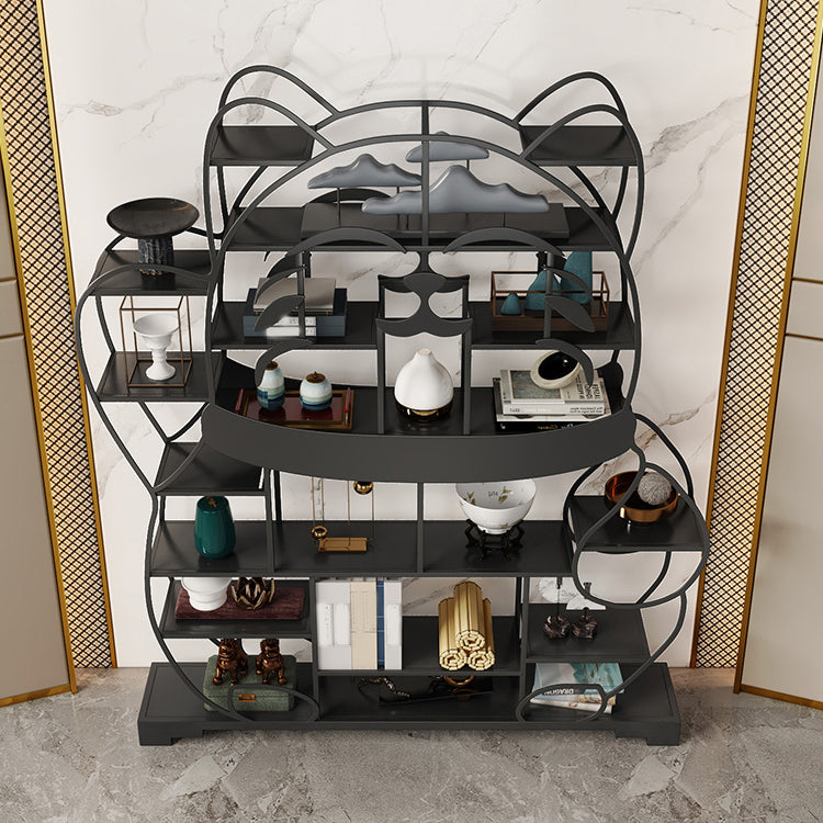 Glam Shelves Included Bookcase Standard Open Back Metal Bookshelf