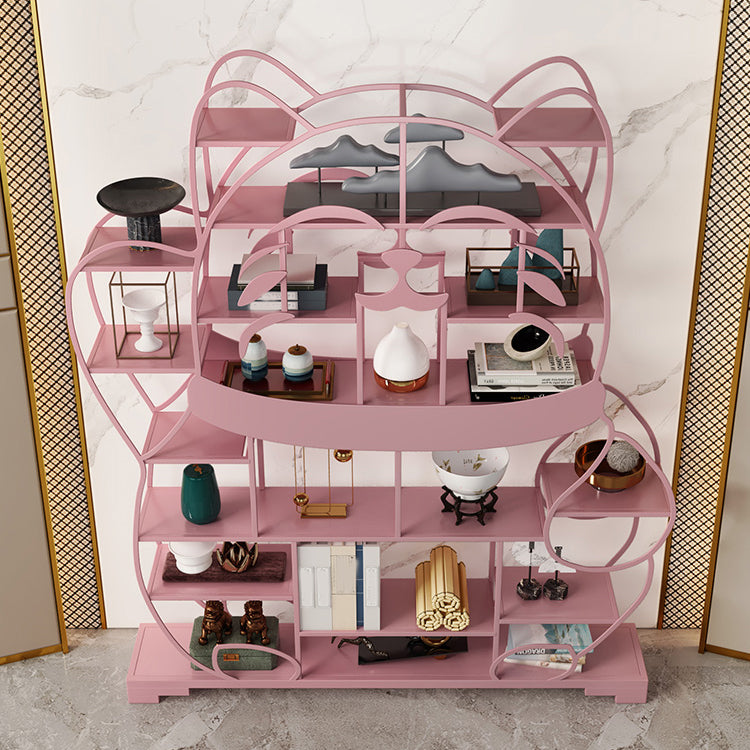 Glam Shelves Included Bookcase Standard Open Back Metal Bookshelf